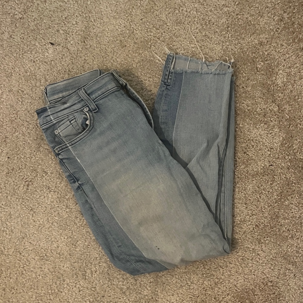 7 For All Mankind Light Blue Ankle Jeans W31 L25